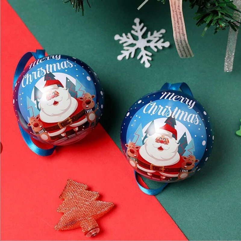 1 Hộp Đựng Kẹo Hình Ông Già Noel Sáng Tạo Trang Trí Giáng Sinh