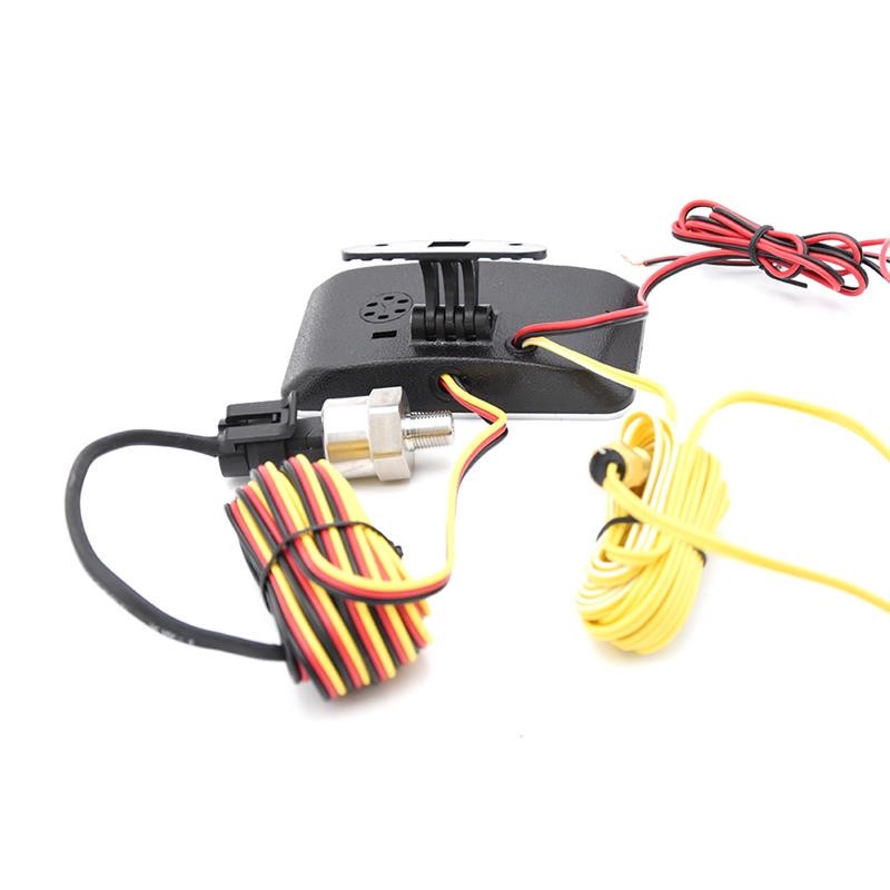 Đồng Hồ Đo Áp Suất Dầu / Nước 3 Trong 1 Màn Hình LCD 12v / 24v Chuyên Dụng Cho Xe Hơi / Xe Tải