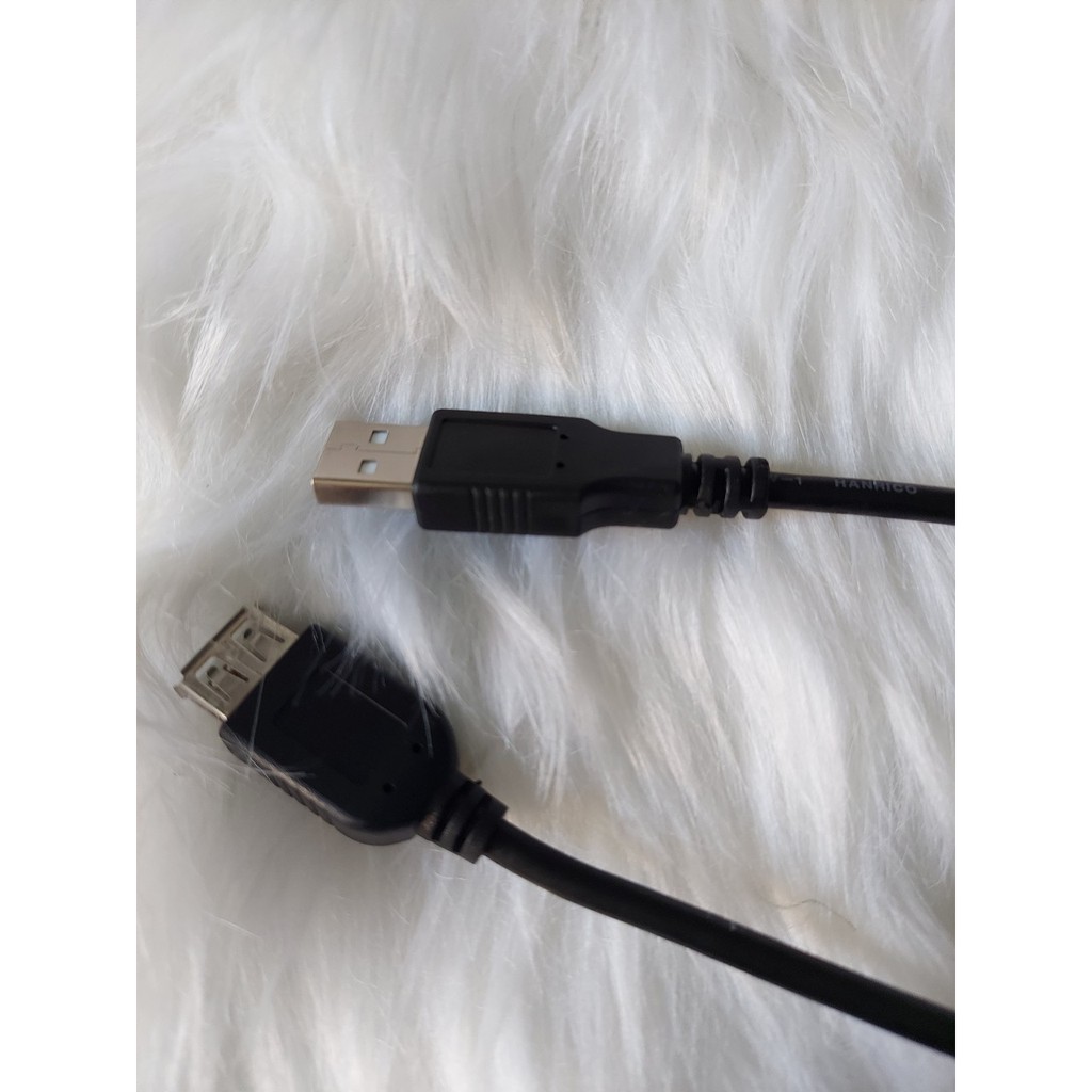 Cáp usb nối dài 1m màu đen