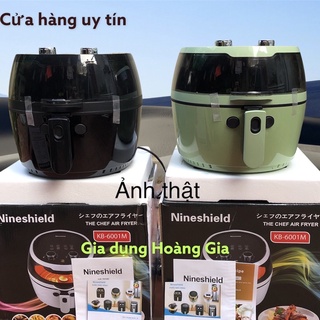 Nồi Chiên Không Dầu Nine Shield 8L - Nồi chiên không dầu 8L có thanh đảo bảo hành 12 tháng