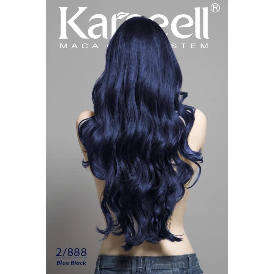 Thuốc nhuộm tóc Karseell Maca Blue Black 2.888 – 100 ml