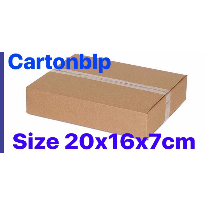 thùng hộp carton szie 20x16x7