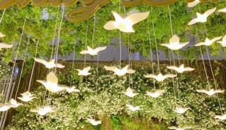 Đèn thả trần chim hải âu trang trí