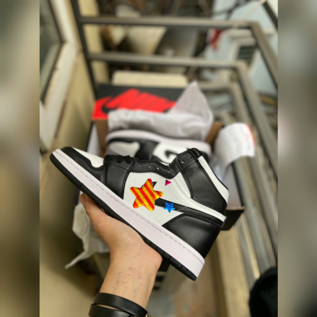 Giày Sneaker 💖𝐅𝐑𝐄𝐄𝐒𝐇𝐈𝐏💖 Giày Thể Thao Đen Cổ Cao Full Size Nam Nữ | BigBuy360 - bigbuy360.vn