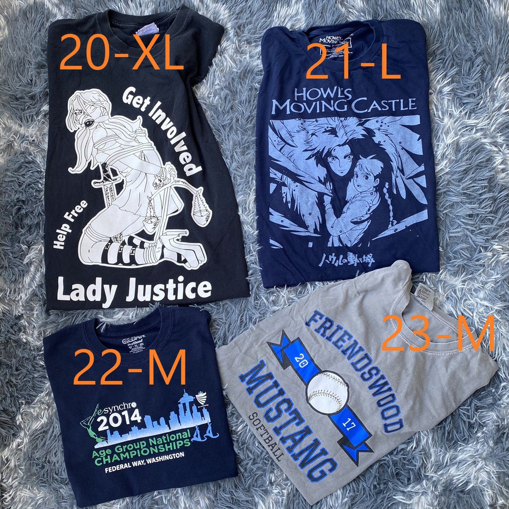 [Secondhand LOẠI 1] Áo thun / Áo phông Mỹ Secondhand / 2hand loại 1 lẫn size (được chọn size, chọn mẫu) | BigBuy360 - bigbuy360.vn