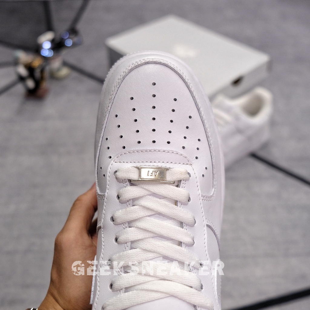 [GeekSneaker] Giày Thể thao cổ thấp - Air Force 1 All White - Phiên bản TC