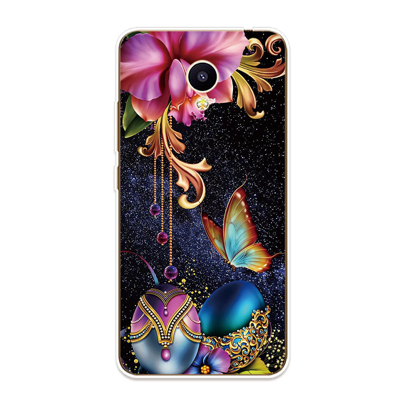 Ốp Lưng TPU Mềm Meizu M5C M5S M6S M6T U10 U20  Poetic Butterfly