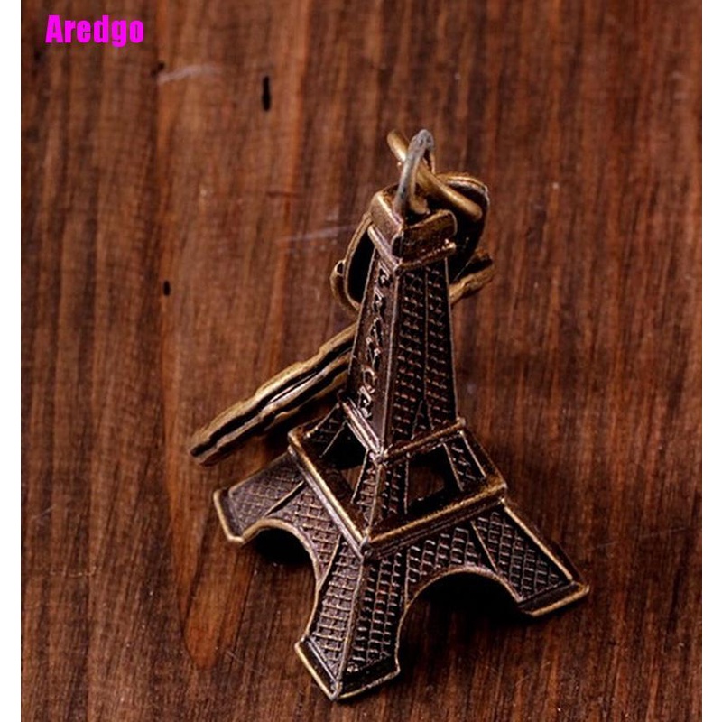 Set 2 mô hình tháp Eiffel 5cm bằng hợp kim phong cách vintage dùng để trang trí