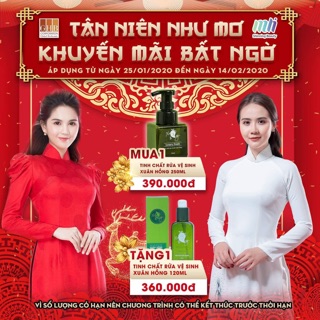 Vệ sinh Xuân hồng. Mua 1 bọt tặng 1 gel