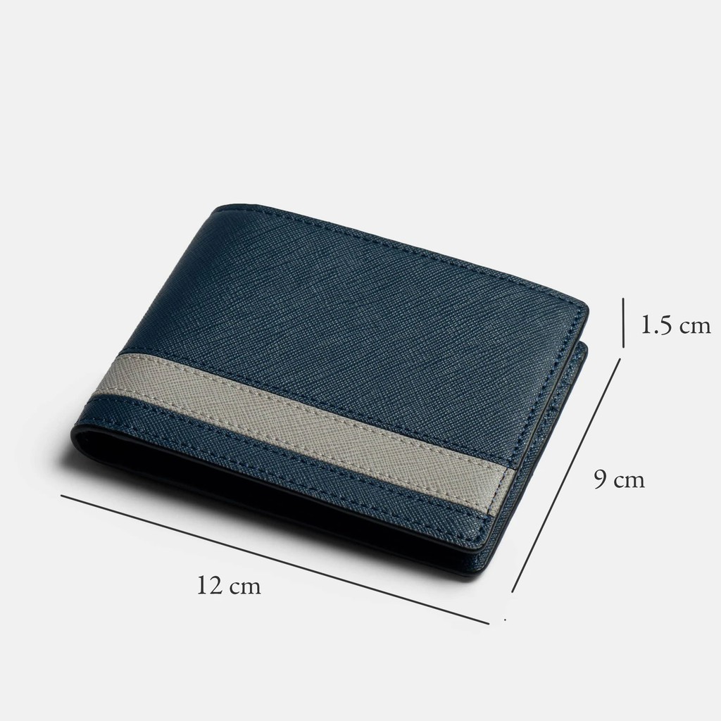 VÍ NGẮN GẬP DA Bóp COSMOS Da Saffiano Nhập Khẩu Cao Cấp Chống Thấm Nước Unisex Nam Nữ Leonardo | BigBuy360 - bigbuy360.vn