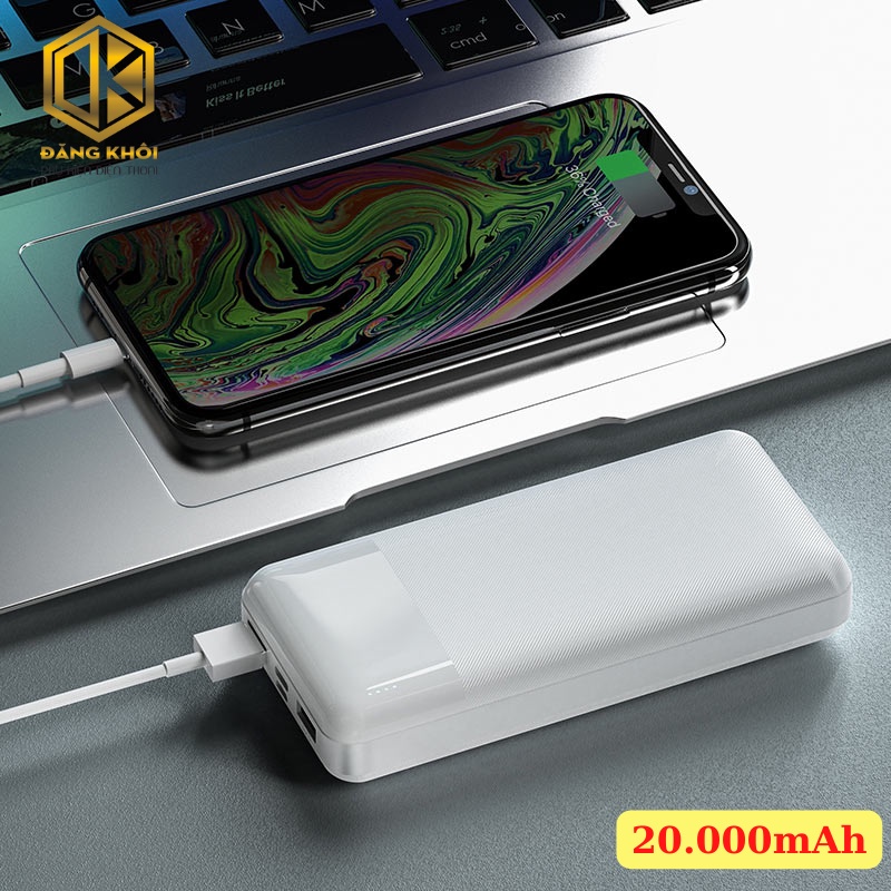 Sạc dự phòng Hoco J72A 20000 mAh 2 cổng Input/Output - hàng chính hãng [bảo hành 1 năm]