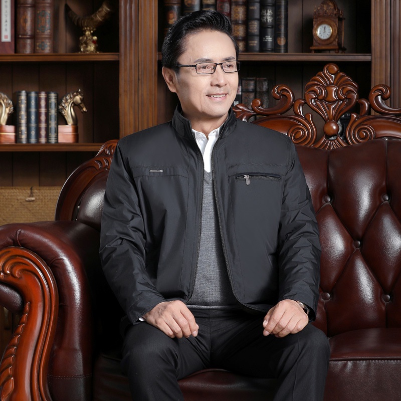 Áo khoác nam trung niên lót lông tặng bố tặng ông