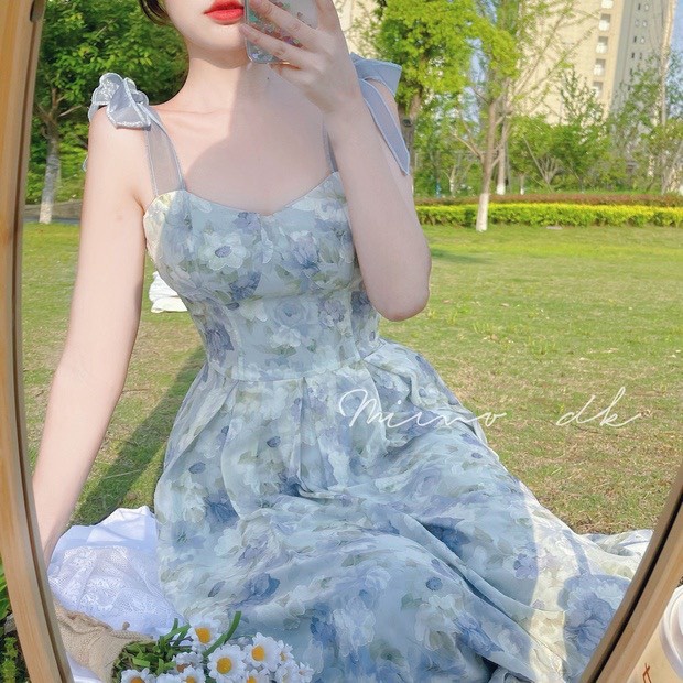 ĐẦM VOAN FORM CỰC XINH UP thoi trang shop valentina