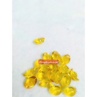 Thỏi vàng thủy tinh 1 cm ( mua 10 tặng 1 )