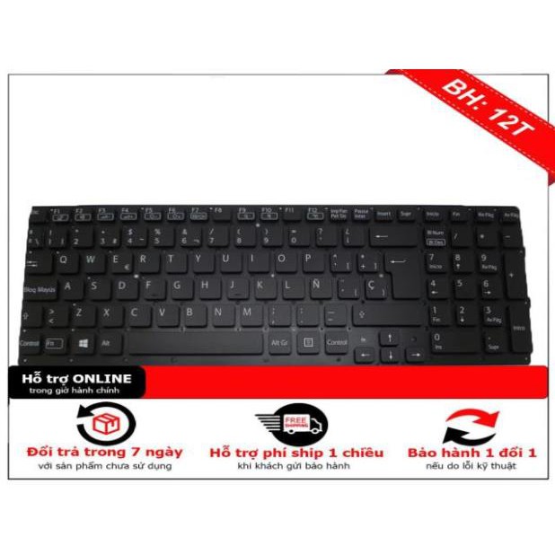 BH12TH  Bàn phím Laptop Sony Vaio SVS15 Series