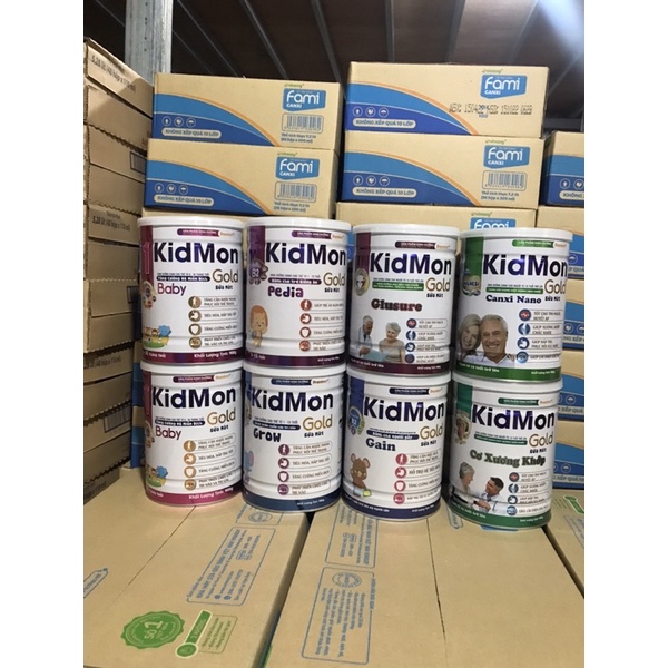 Sữa bột Kidmon Grow 900g - Sữa tăng chiều cao trí não dành cho trẻ từ 1-15 tuổi