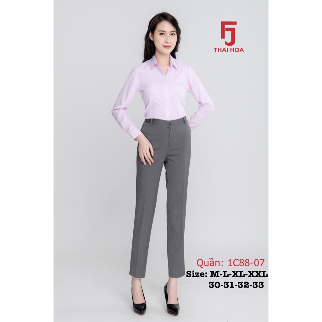 Quần tây Thái Hoà ống đứng 1c88 nhiều màu | BigBuy360 - bigbuy360.vn