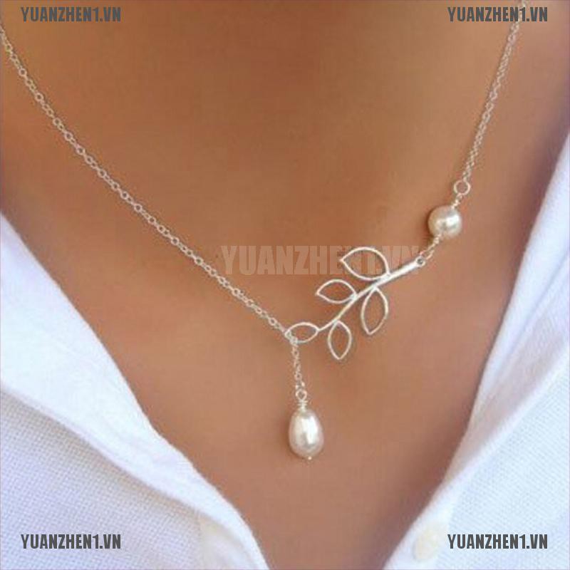 [YUANZHEN1] Mặt Dây Chuyền Charm Đá Pha Lê Và Ngọc Trai