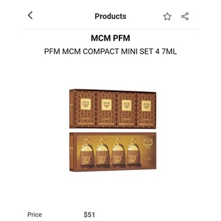 [Bill DutyFree] Nước hoa MCM Eau de Parfum fullbox