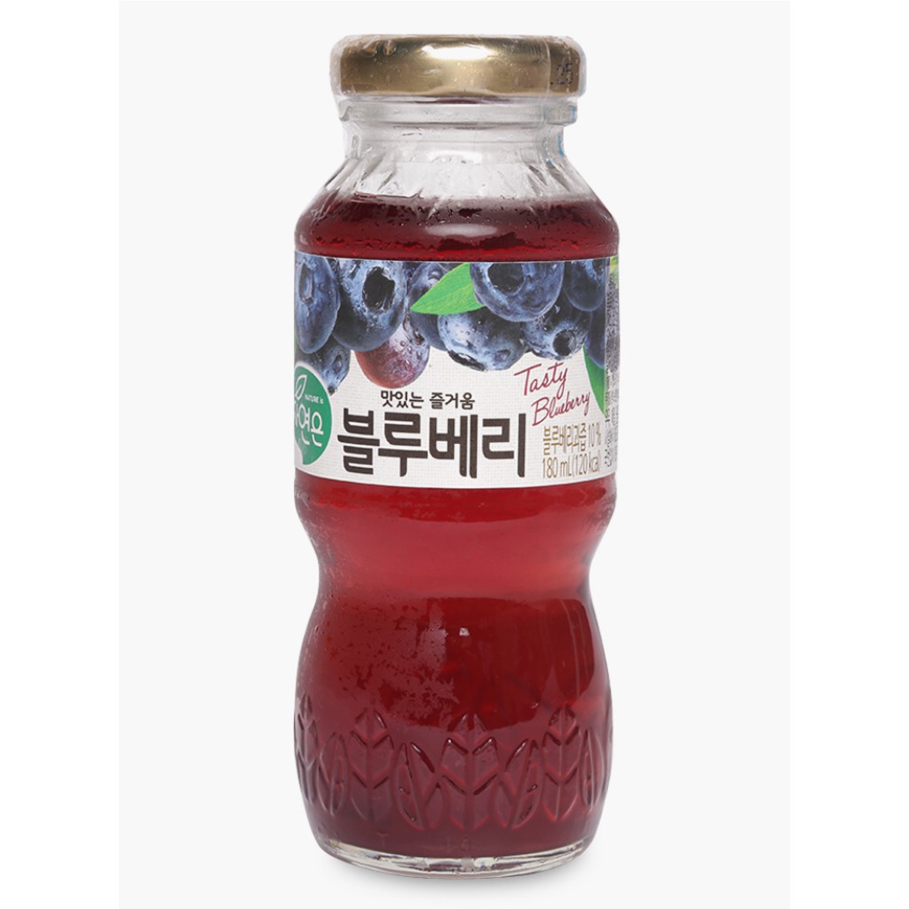 [WOONGJIN] NƯỚC VIỆT QUẤT 180ML - [웅진] 자연은불루베리 180ML