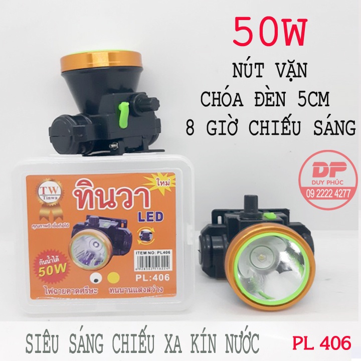 ĐÈN ĐỘI ĐẦU 406 NHỎ GỌN - SIÊU SÁNG – KÍN NƯỚC