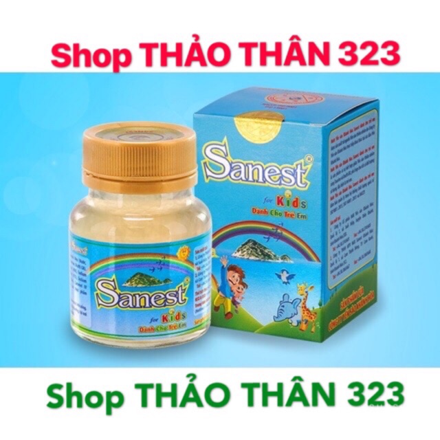 Date 2023- Yến Sào Khánh Hoà SANEST Kid 62ml