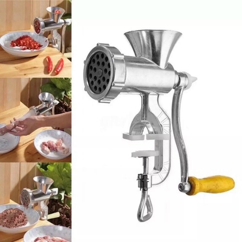 Cối - máy xay thịt, cá, rau củ bằng tay kẹp bàn tiện lợi