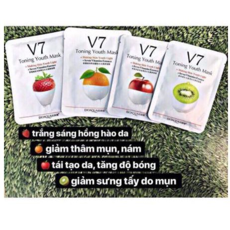 Mặt nạ dưỡng da V7 trắng da giảm mụn mờ thâm, mặt nạ dưỡng ẩm B7 - Sammi beauty