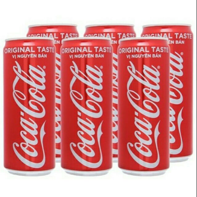 Siêu mới lốc 6 lon Coca Cola x 330ml