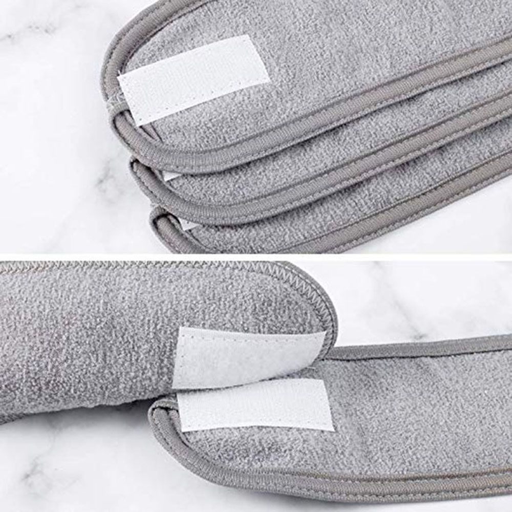 Băng đô gai dán mềm mại co giãn điều chỉnh được nhiều màu sắc tùy chọn hỗ trợ trang điểm spa dành cho nữ