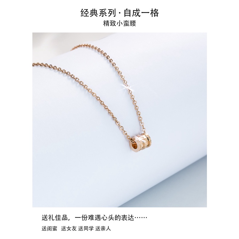 [FreeShip] Dây chuyền nữ titan rãnh hình trụ X3-105 - CAM KẾT KHÔNG BAY MÀU