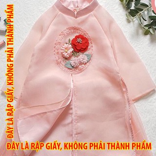 Rập giấy TC019 - Áo dài xẻ thân 2020