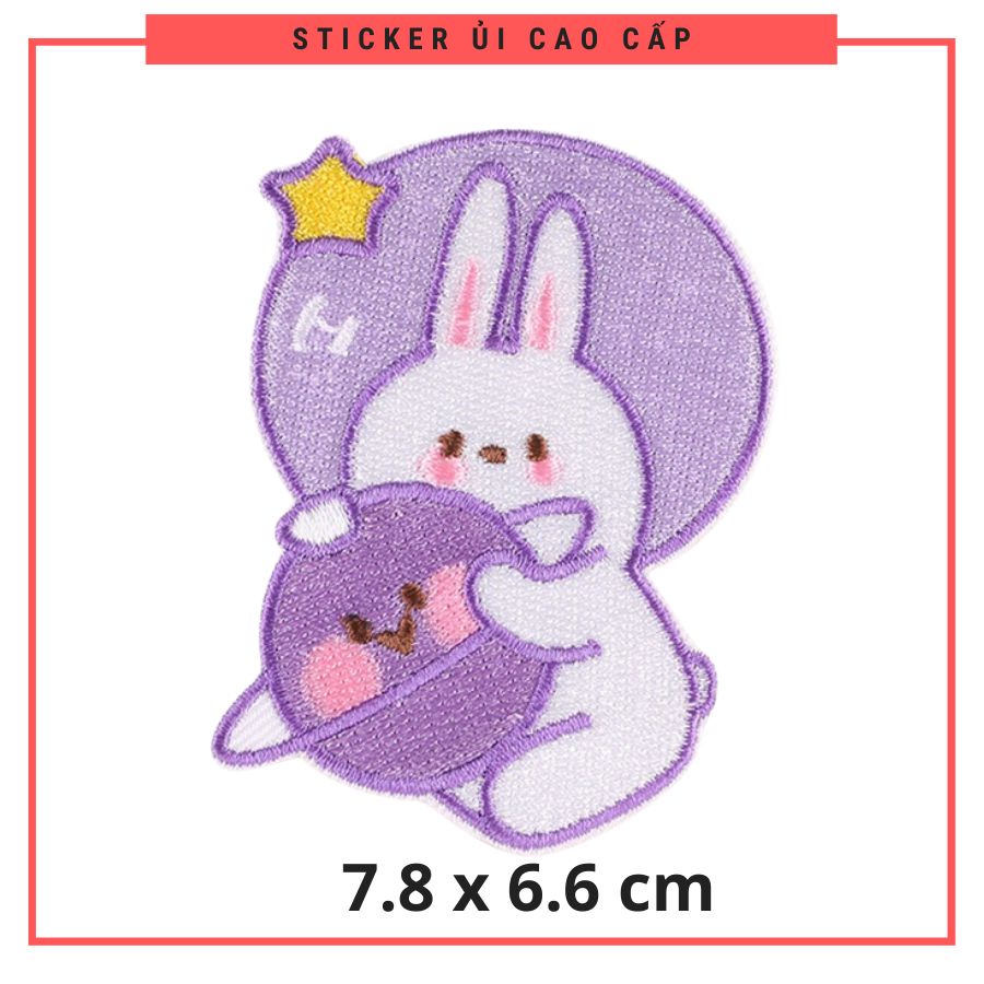 Sticker ủi quần áo cao cấp dùng làm Miếng vá quần áo, CÓ SẴN LỚP KEO ỦI dùng trang trí quần áo,BALO, giày dép