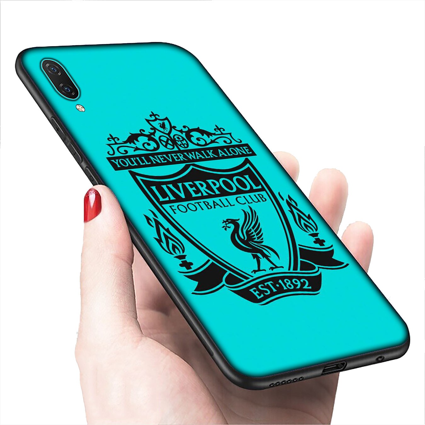 Ốp điện thoại silicone mềm in hình đội bóng Liverpool màu đỏ cho Xiaomi Redmi K30 K20 S2 Go 7A Note 7 Pro