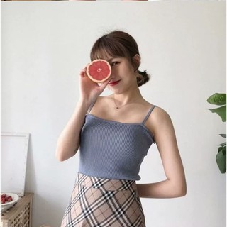 Áo 2 dây montogi tăm trơn [ Ảnh Thật