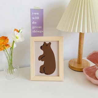 Khung tranh Zokids Khung ảnh để bàn in hình 15 x 21cm, Treo tường trang trí phòng cho bé