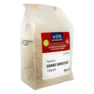 Bột Kiều Mạch Nguyên Cám Hữu Cơ 500g Sottolestelle Organic Whole Buckwheat Flour