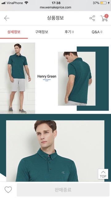 Áo Polo Henry - hàng hiệu giá rẻ