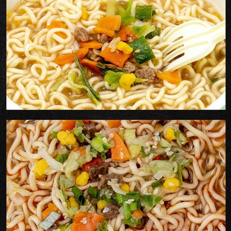 1 Thùng Mỳ Cốc Bò Cay 12 CỐC Hiệu Khang Sư Phụ, Mỳ Tôm Trung Quốc, Siêu Ngon Date Mới
