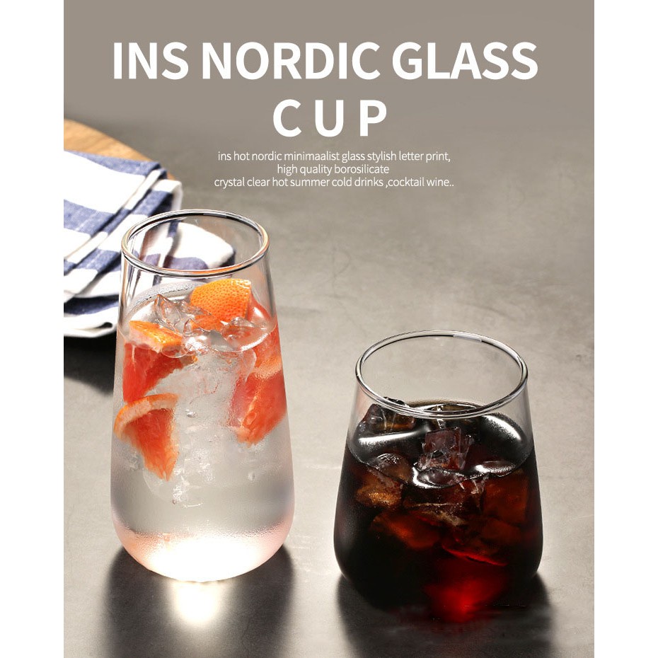 Ly Thủy Tinh Dáng Bầu / Giọt Nước