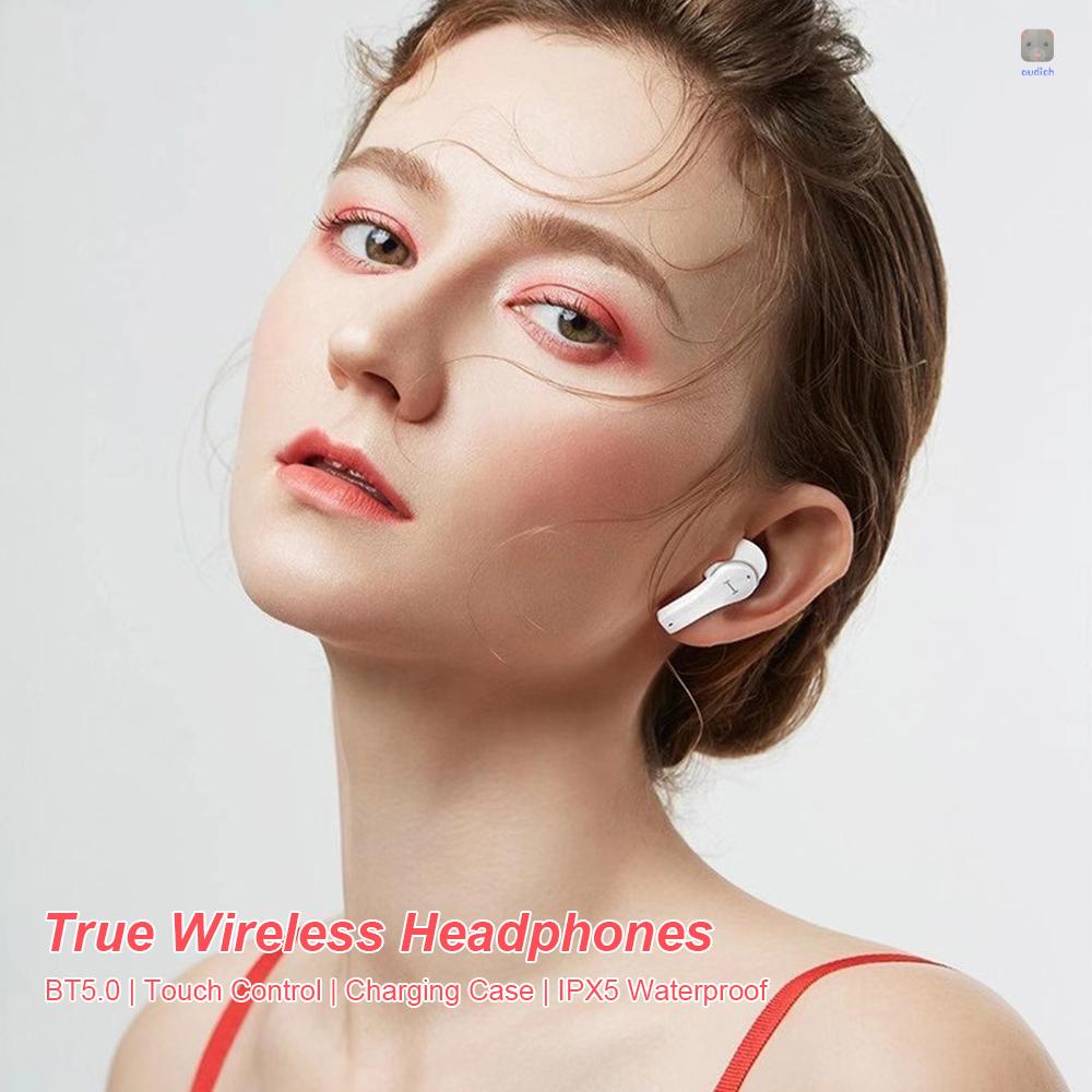 Tai Nghe Thể Thao Không Dây Lenovo QT82 Bluetooth 5.0 TWS IPX5 Chống Mồ Hôi Có Mic 400mAh Ốp