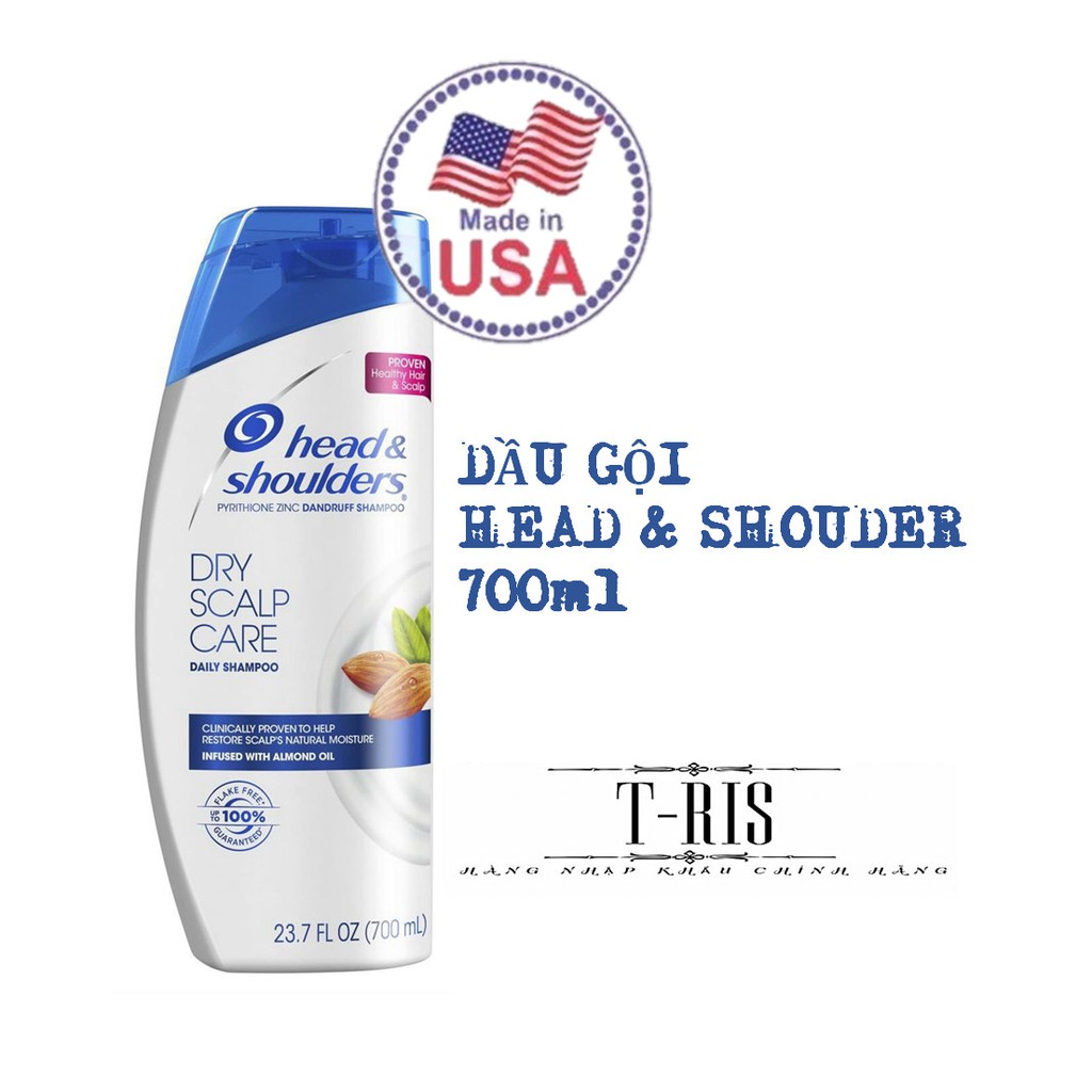 [700ml-USA] Dầu gội Head and Shoulder sạch gàu 700ml chính hãng P&amp;G Mỹ- NK hàng chính