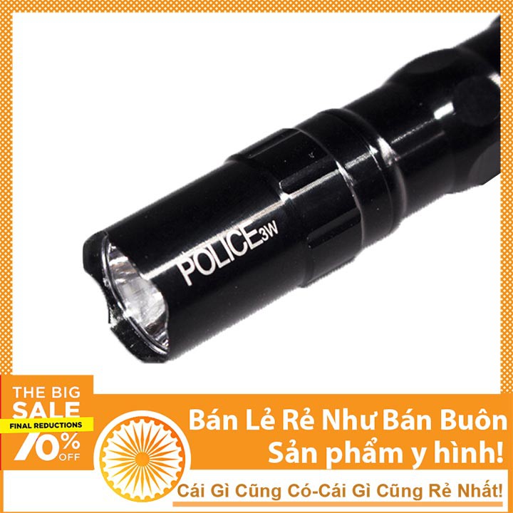 Anasa Đèn Pin Mini Siêu Nhẹ Và Siêu Sáng Police 3W Anasa