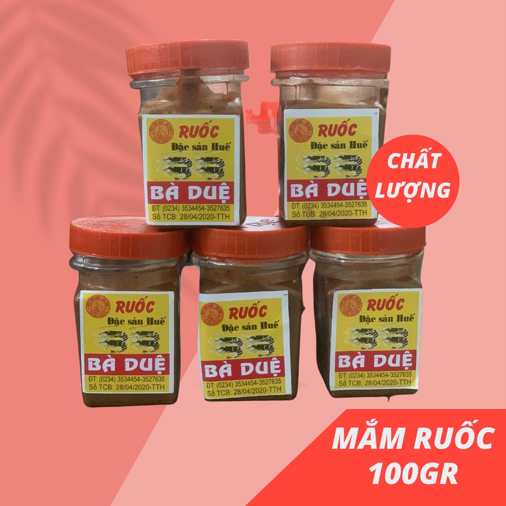 Mắm Ruốc Bà Duệ Huế - Gia Vị Nấu Bún Bò Xào Thịt – Nước Chấm Xoài