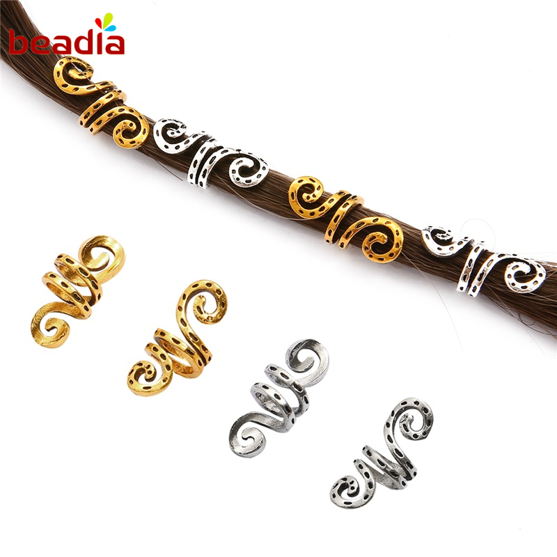 BEADIA Dây Buộc Tóc Hình Rắn Đính Hạt Thời Trang Cho Nữ