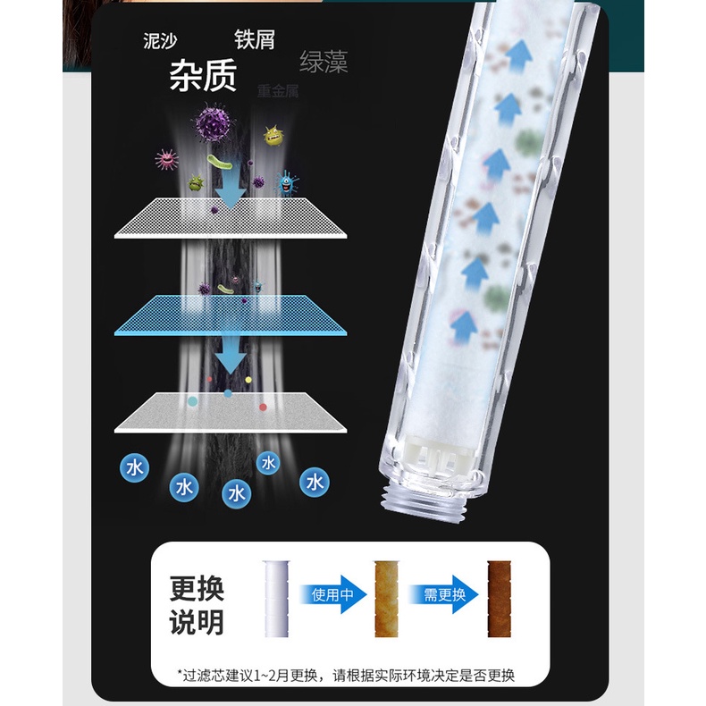 Đầu Vòi Hoa Sen Có Đèn LED Thay Đổi Màu Sắc Theo Nhiệt Độ