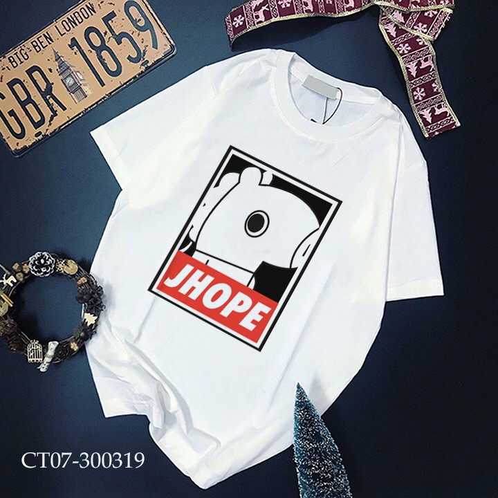 ÁO THUN MANG BT21 BTS J-HOPE KPOP