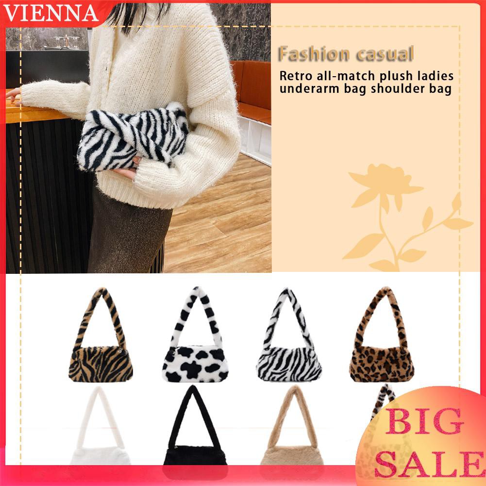 Túi đeo vai họa tiết da động vật cho nữ