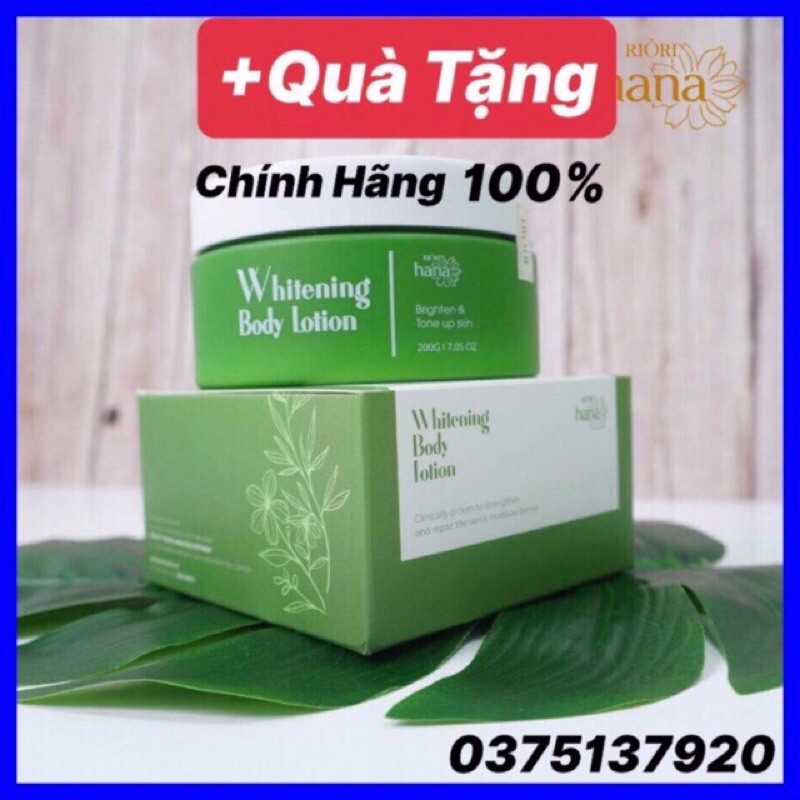 Kem Dưỡng Da Toàn Thân RIORI Whitening Body Lotion Hàng Chính Hãng