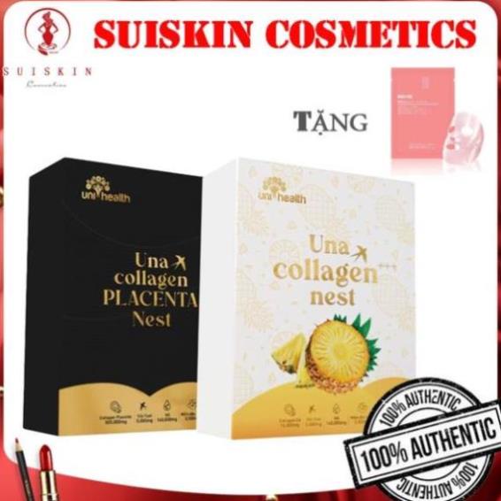 Hộp Collagen Dạng Uống Una Collagen Nest CICI THƯỢNG ĐỈNH YẾN Cân Bằng Nội Tiết, Giúp Da Căng Bóng Hồng Hào